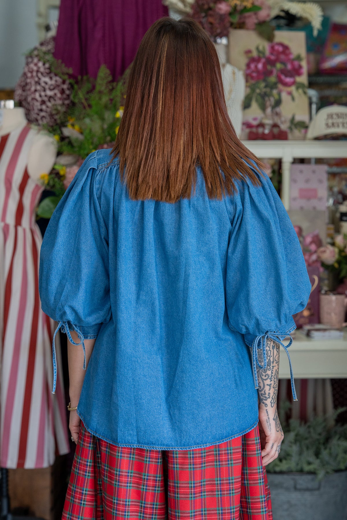 Merry Chaos Club Denim Top