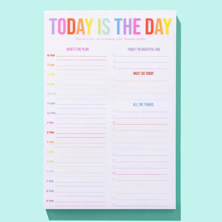 Daily Planner Notepad