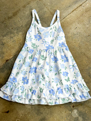 Kylee Blue Floral Dress