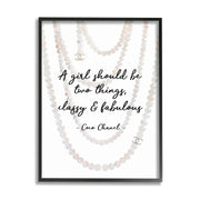 Classy & Fabulous Framed Art