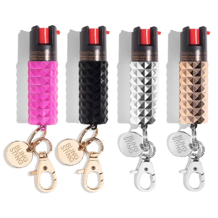 Metallic Studded Pepper Spray