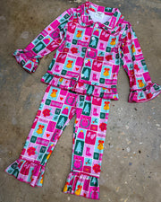 Sugarplum Sweetie Ruffle PJ Set