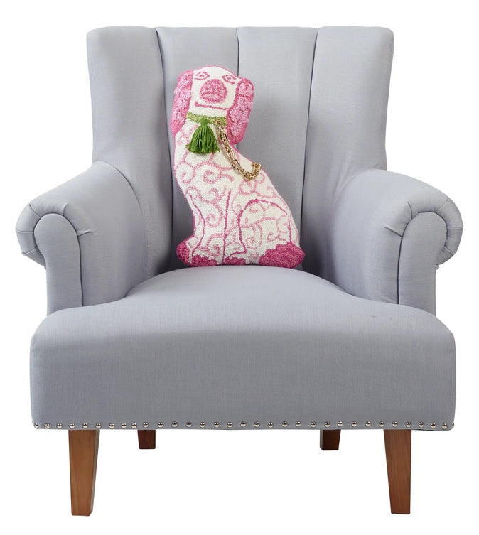 Shaped Chinoiserie Dog Pillow