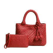 Dacia Red Mini Woven Tote Set