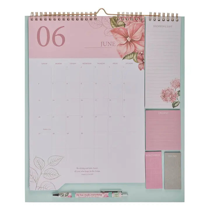 Rose & Hydrangeas Calendar Set