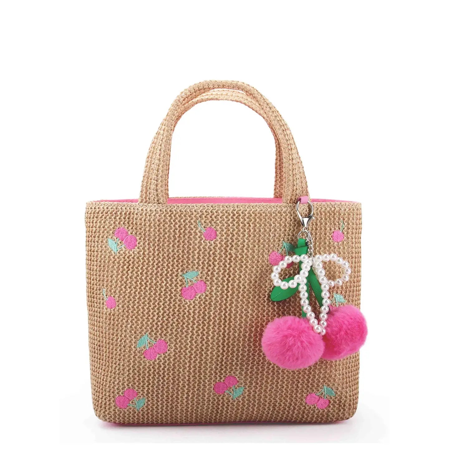 Cherry Mini Tote & Bag Charm