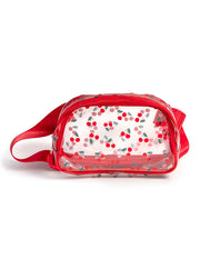 Clear Cherry Belt Bag
