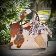 Brown Cowhide Speedy Bag