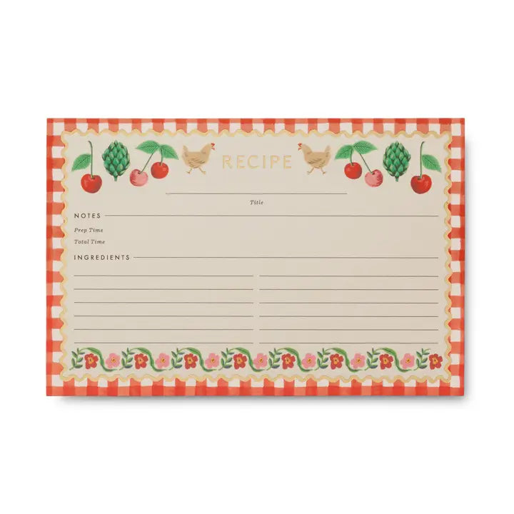 Cherry Farm Recipe Cards