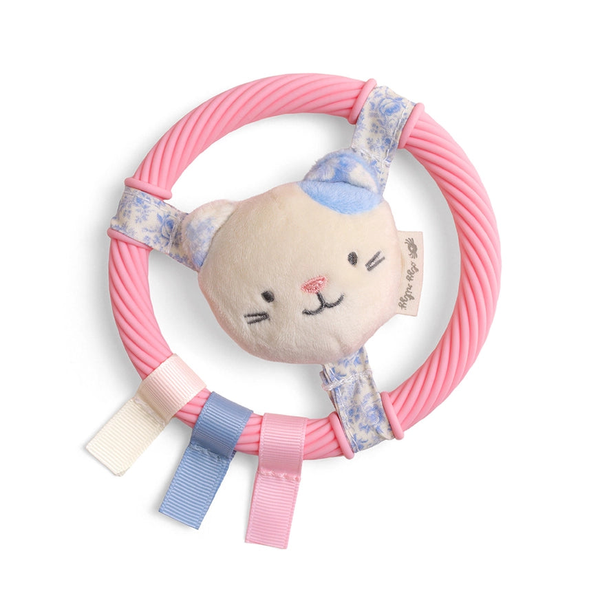 Plush Cat Teething Ring
