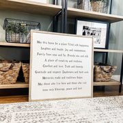 A Place Filled with Happiness Sign