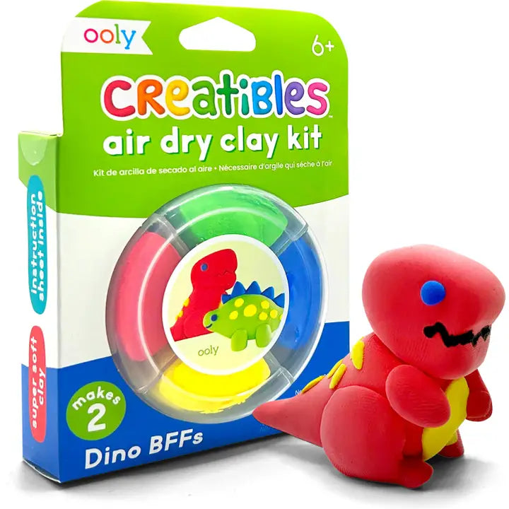 Dino Bffs Creatibles D.I.Y. Air-Dry Clay Kit