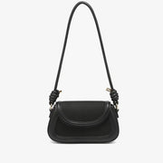 Marina Black Suede Crossbody