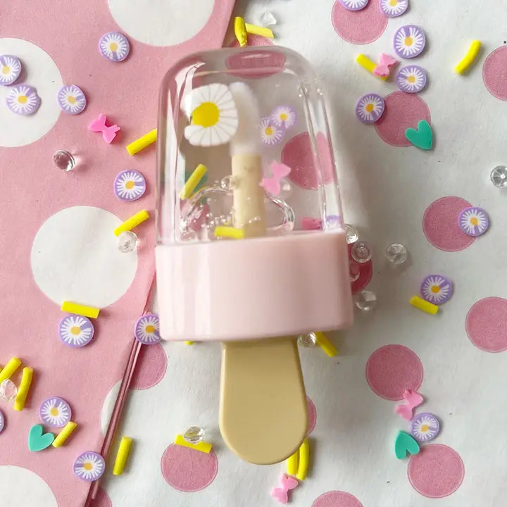 Dandelion Floral Popsicle Lip Gloss