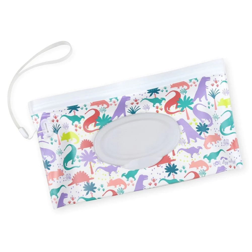 Darling Dinos Take and Travel™ Pouch Reusable Wipes Cases