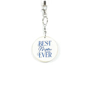 Best Mom Wood Keychain