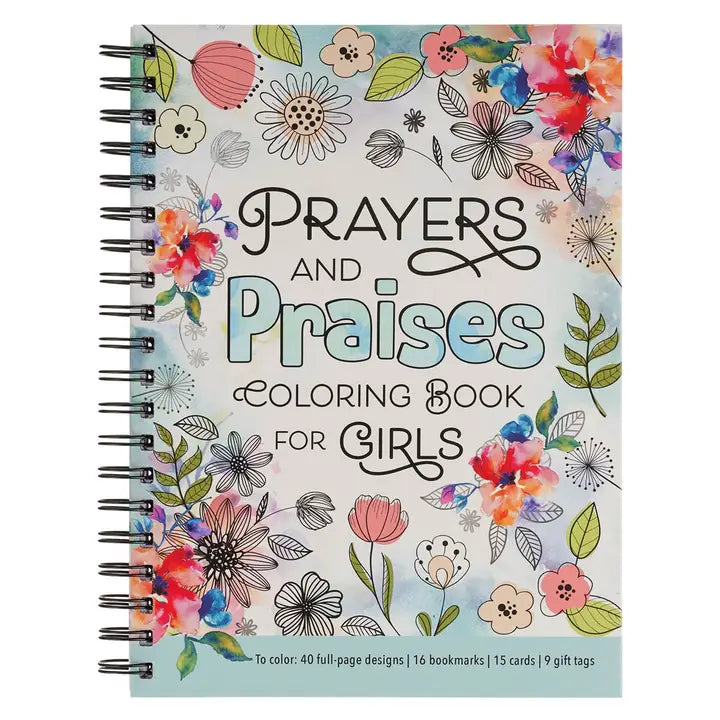 Prayers & Praises Coloring Book For Girls