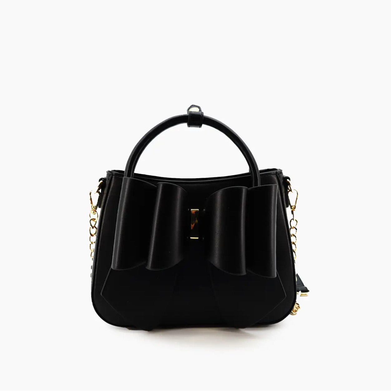 Madeline Black Bow Crossbody