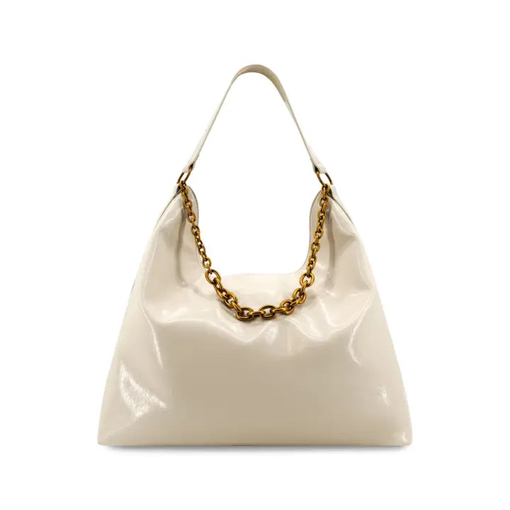 Marlo Ivory Chain Hobo