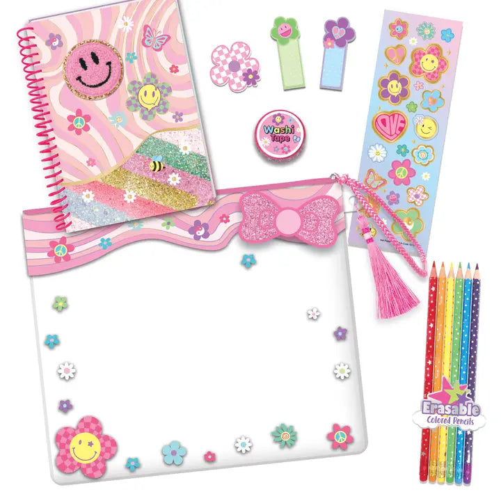 Groovy Flower Color Fun Pouch