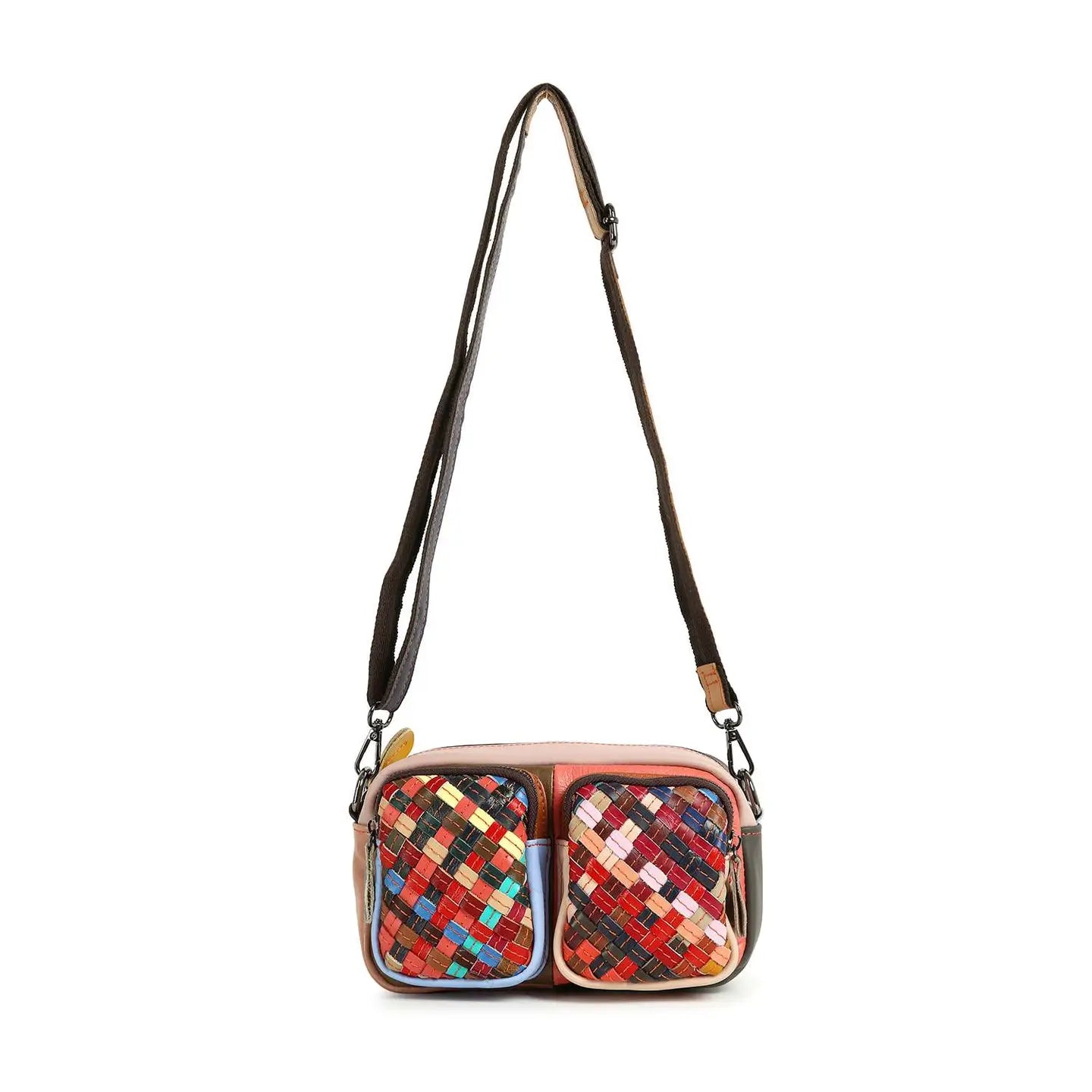 Kylie Woven Camera Crossbody