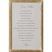 The Lord's Prayer Sign