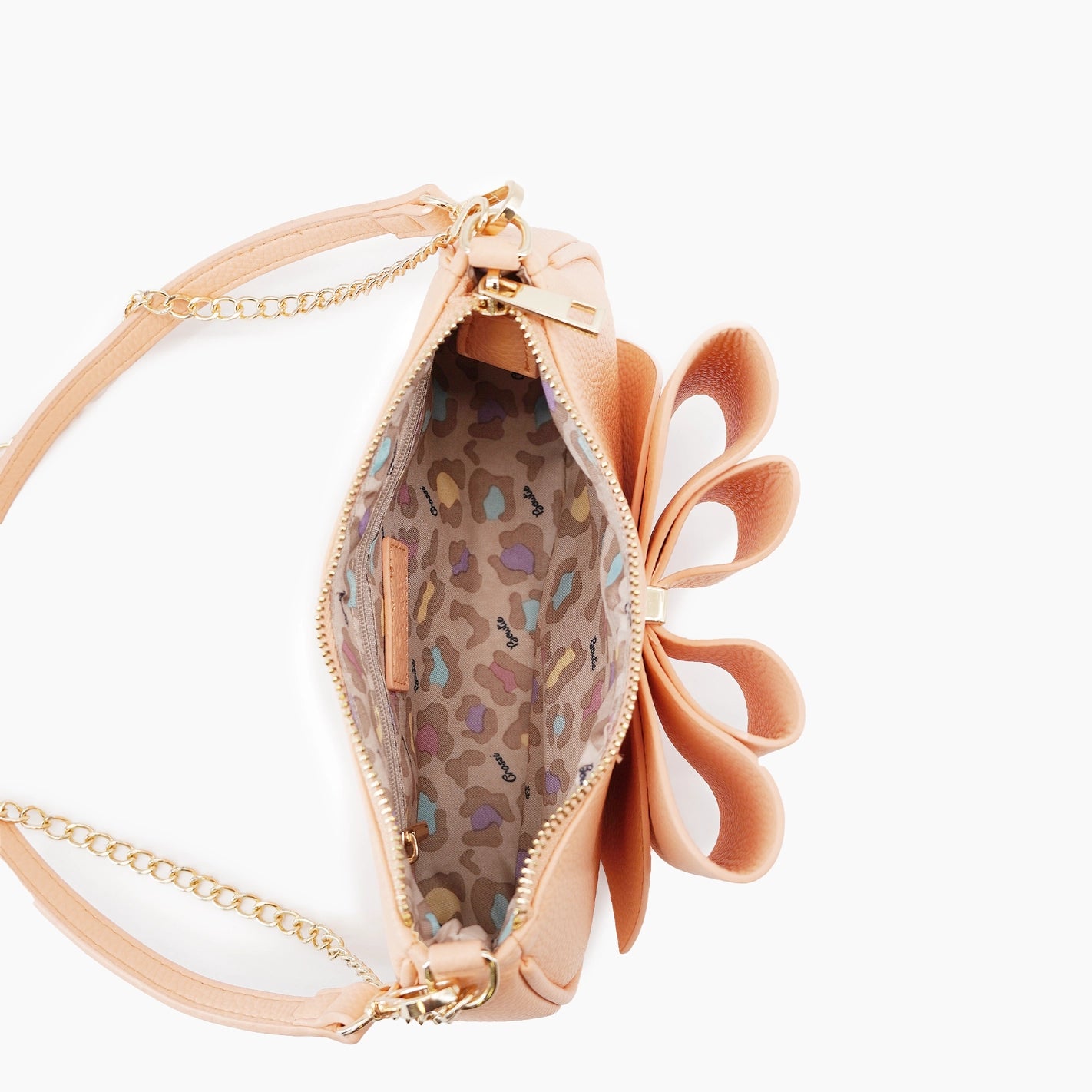 Coral Mini Baguette Bow Bag