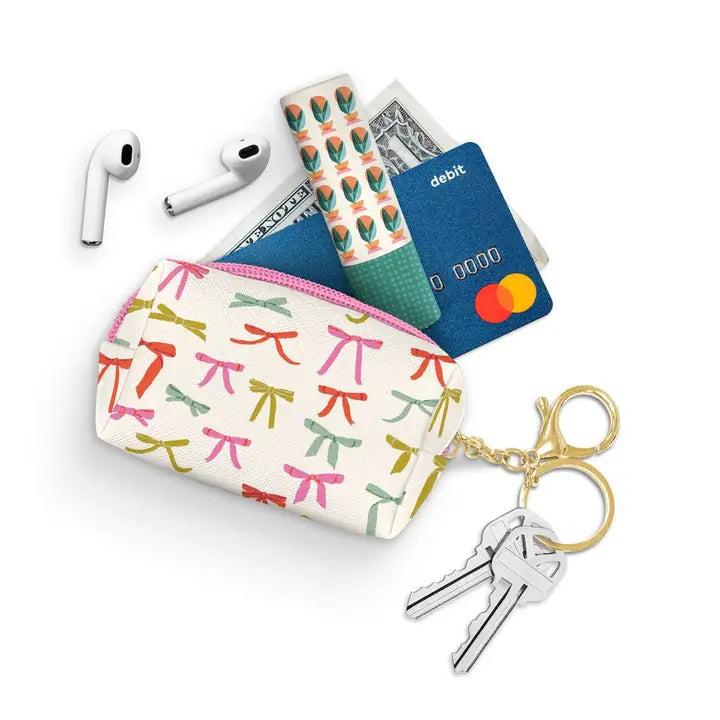 Put A Bow On It Keychain Pouch