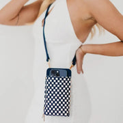 Double Duty - Navy Check