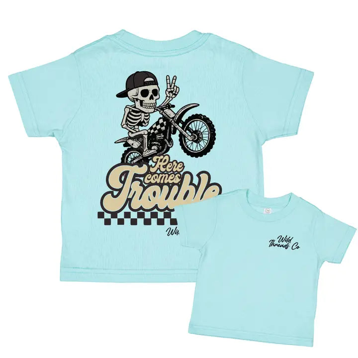 Here Comes Trouble Tee