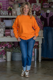 Diana Orange Sweatshirt