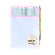 Overthinking Sticky Notepad & Pen