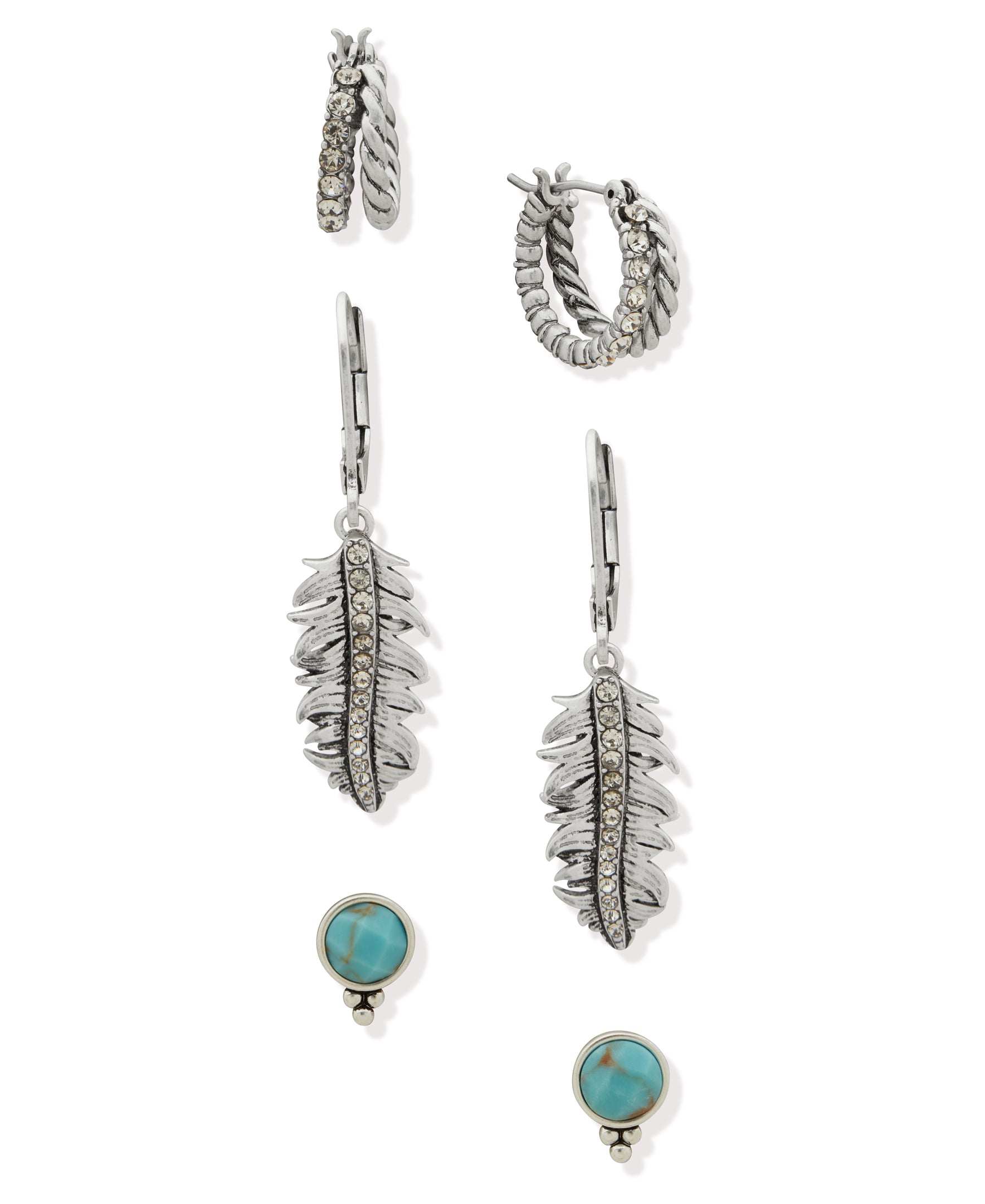 Feather Earring Trio