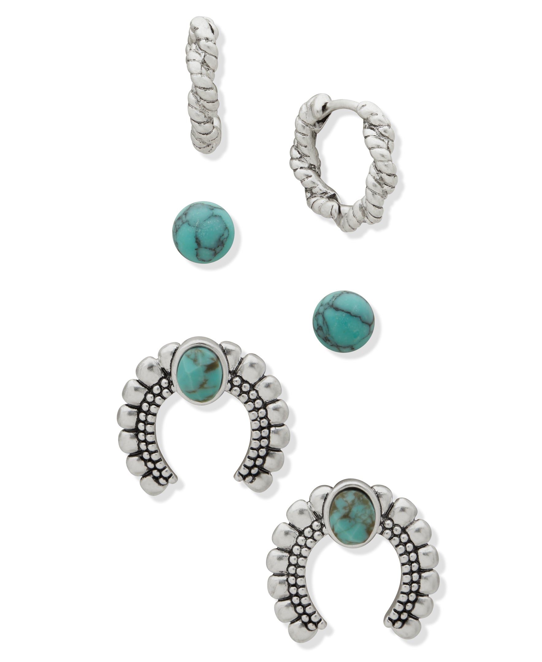 Horseshoe Earring Trio