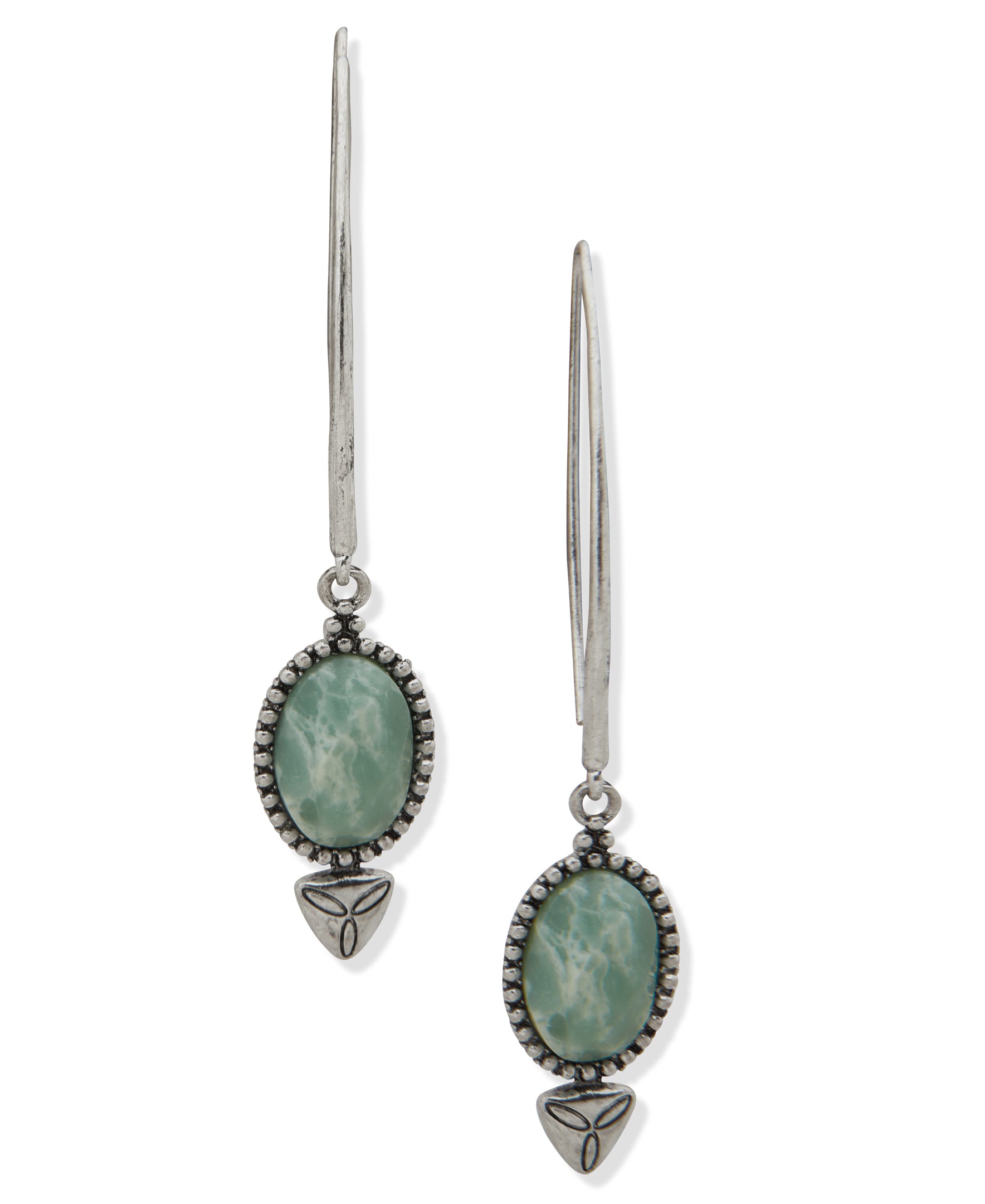 Stone Threader Earrings