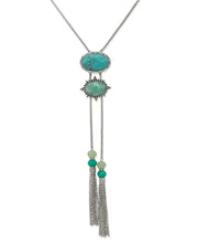 Turquoise Tassel Bolo