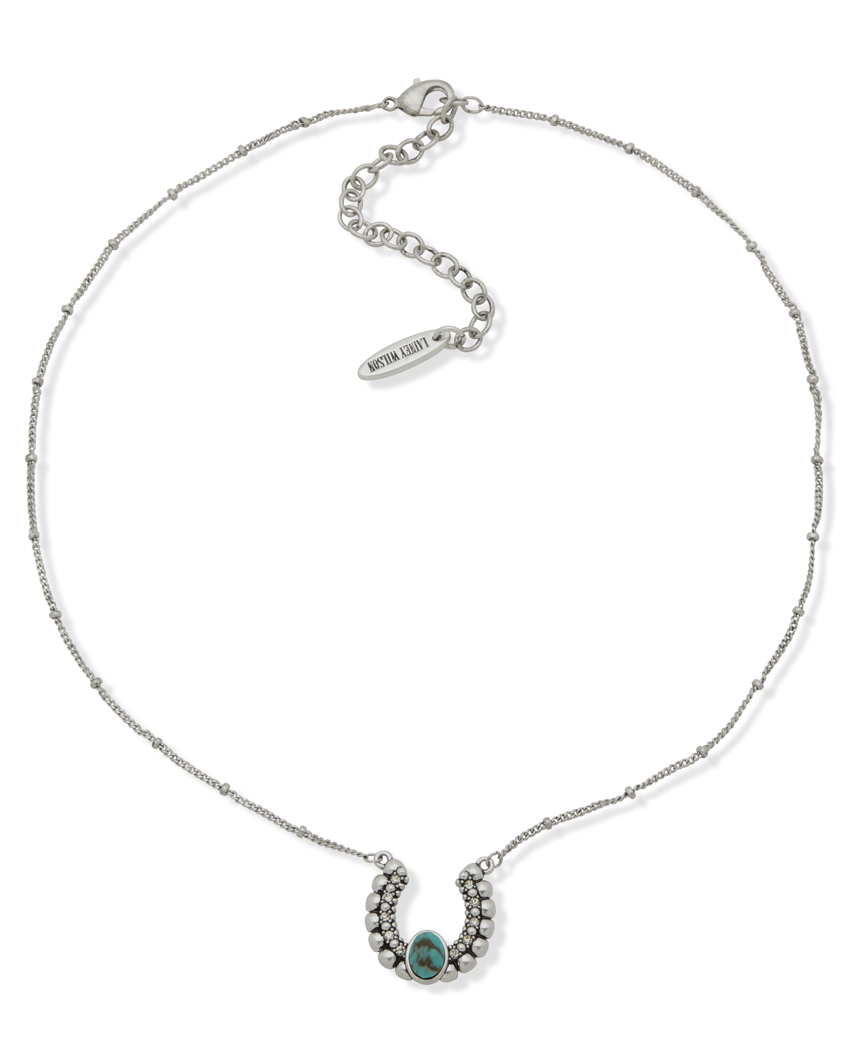 Stone Horseshoe Necklace