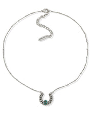 Stone Horseshoe Necklace