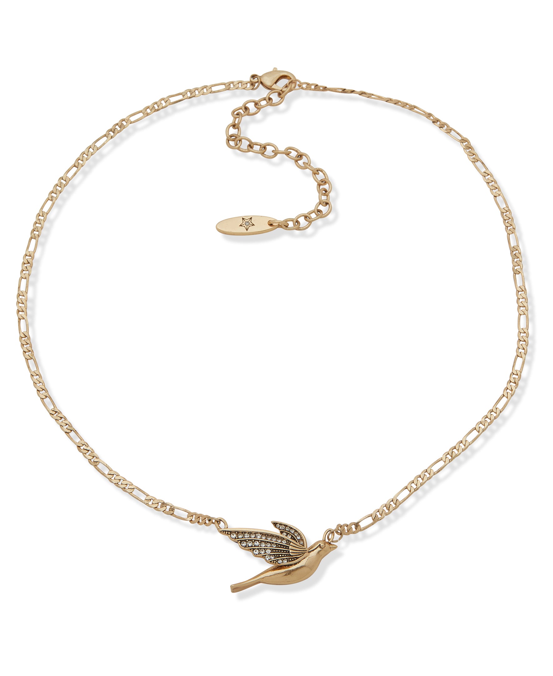 Pave Dove Necklace
