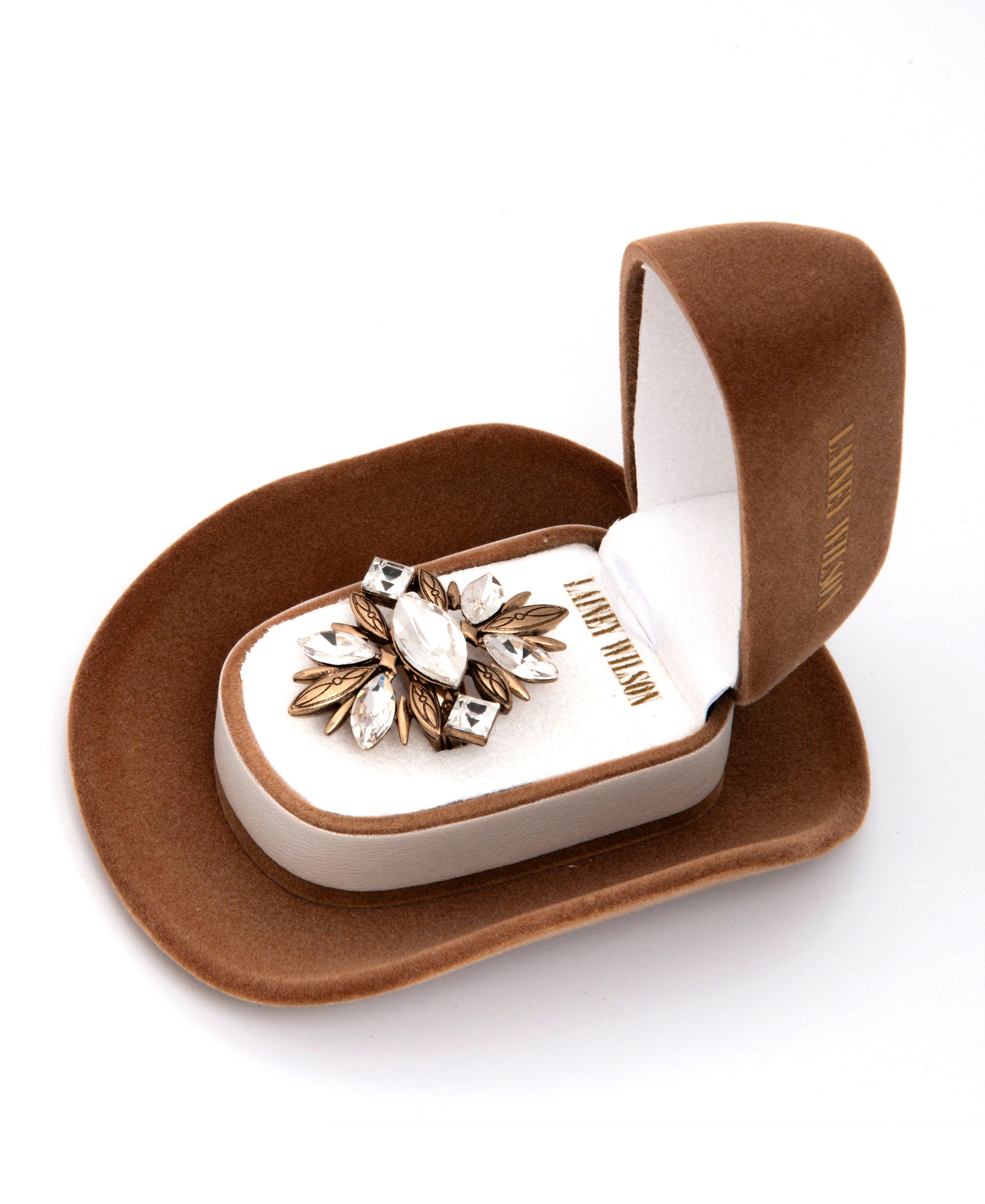 Navette Crystal Ring