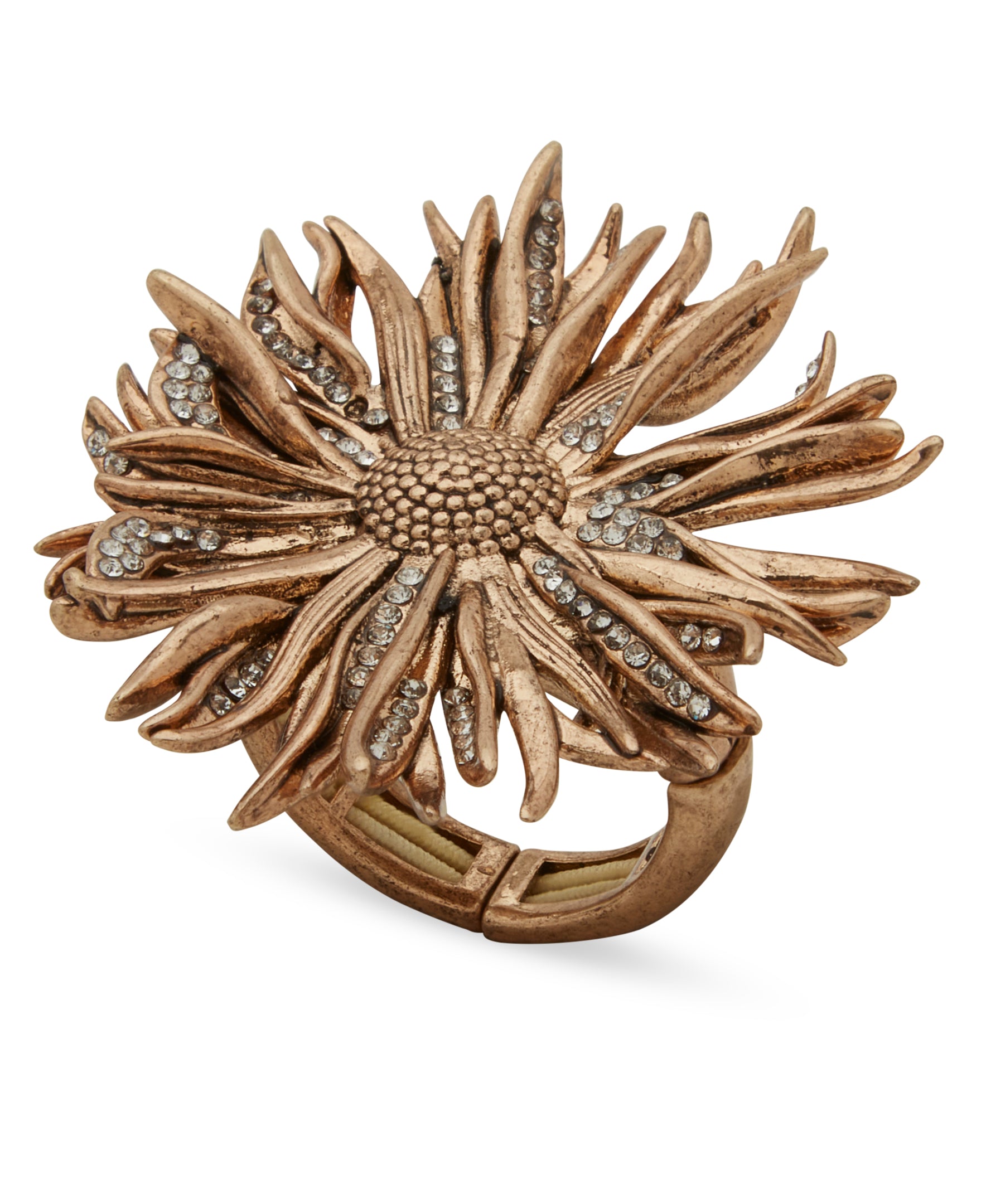 Pave Flower Ring