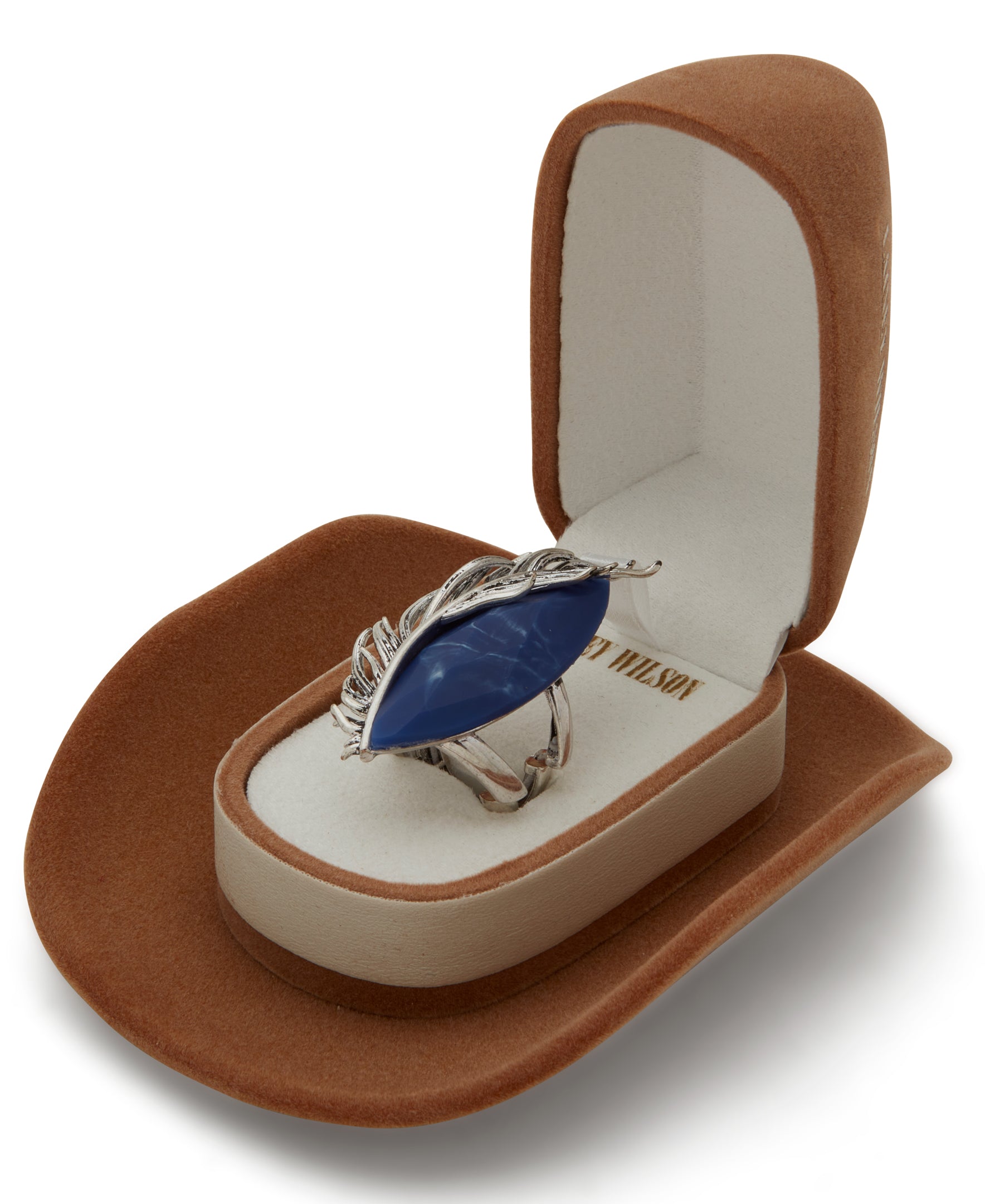 Feather Sodalite Ring