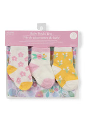 Sweet Daisy Baby Sock Trio