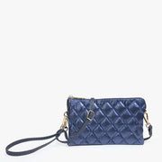 Riley Navy Puffer Crossbody