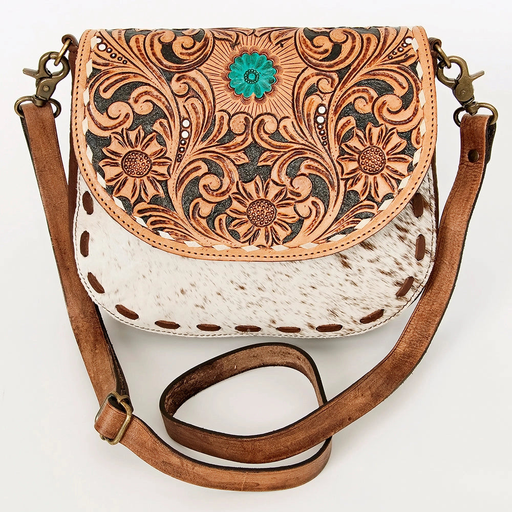 Frankie Cowhide Messenger Bag