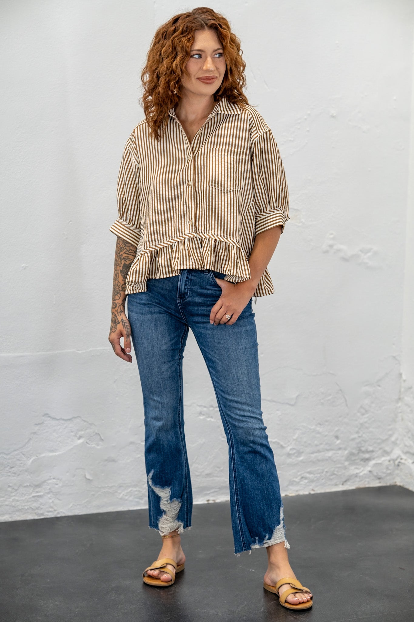 Danika Stripe Top