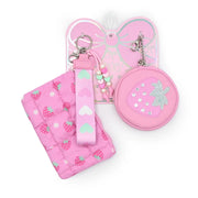 Strawberry 3pc Wristlet Set