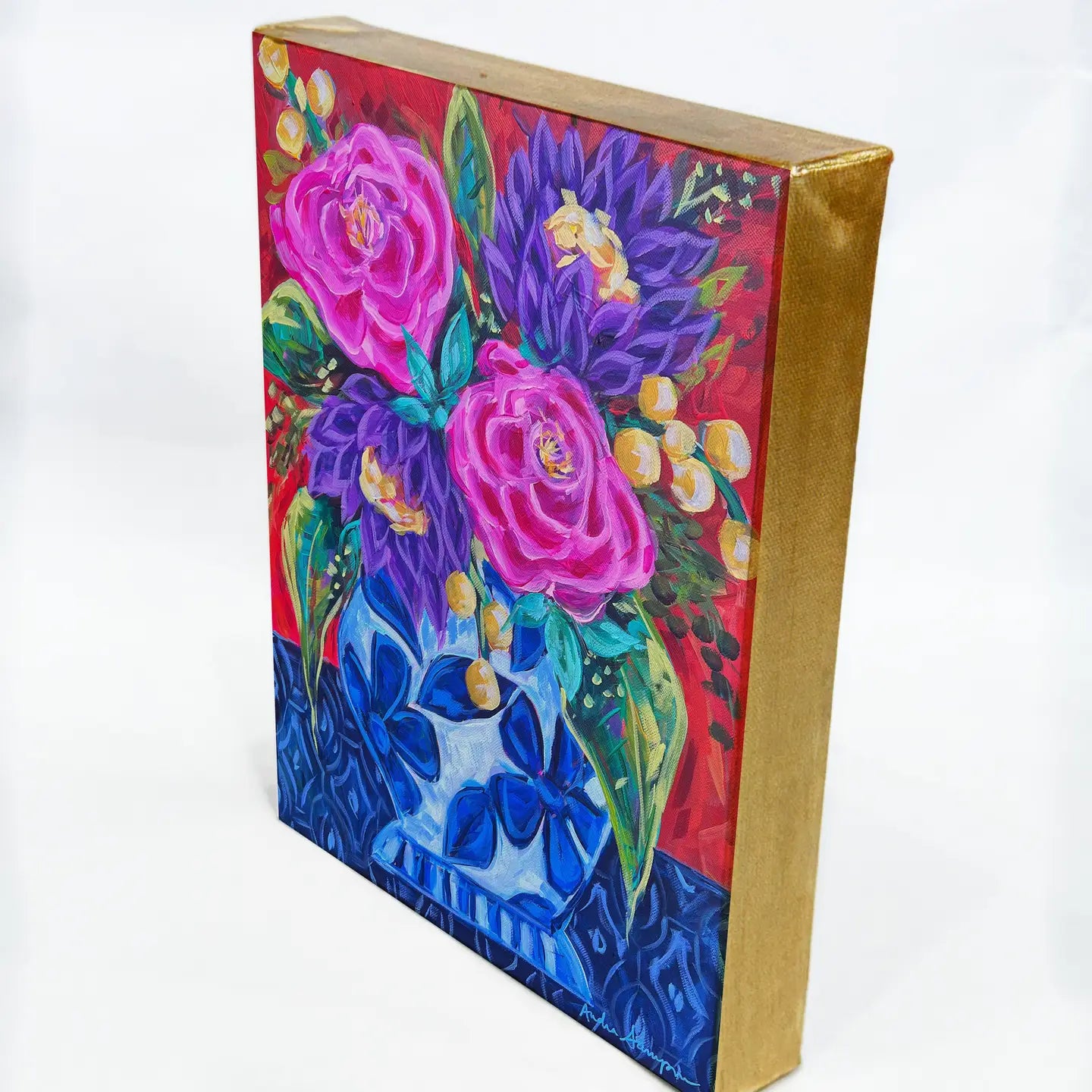 Bold Bouquet Canvas Art
