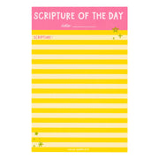 Scripture Of The Day Yellow Notepad