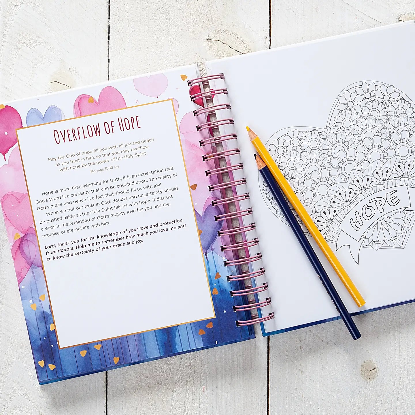 Joyful Hearts Devotional Coloring Book